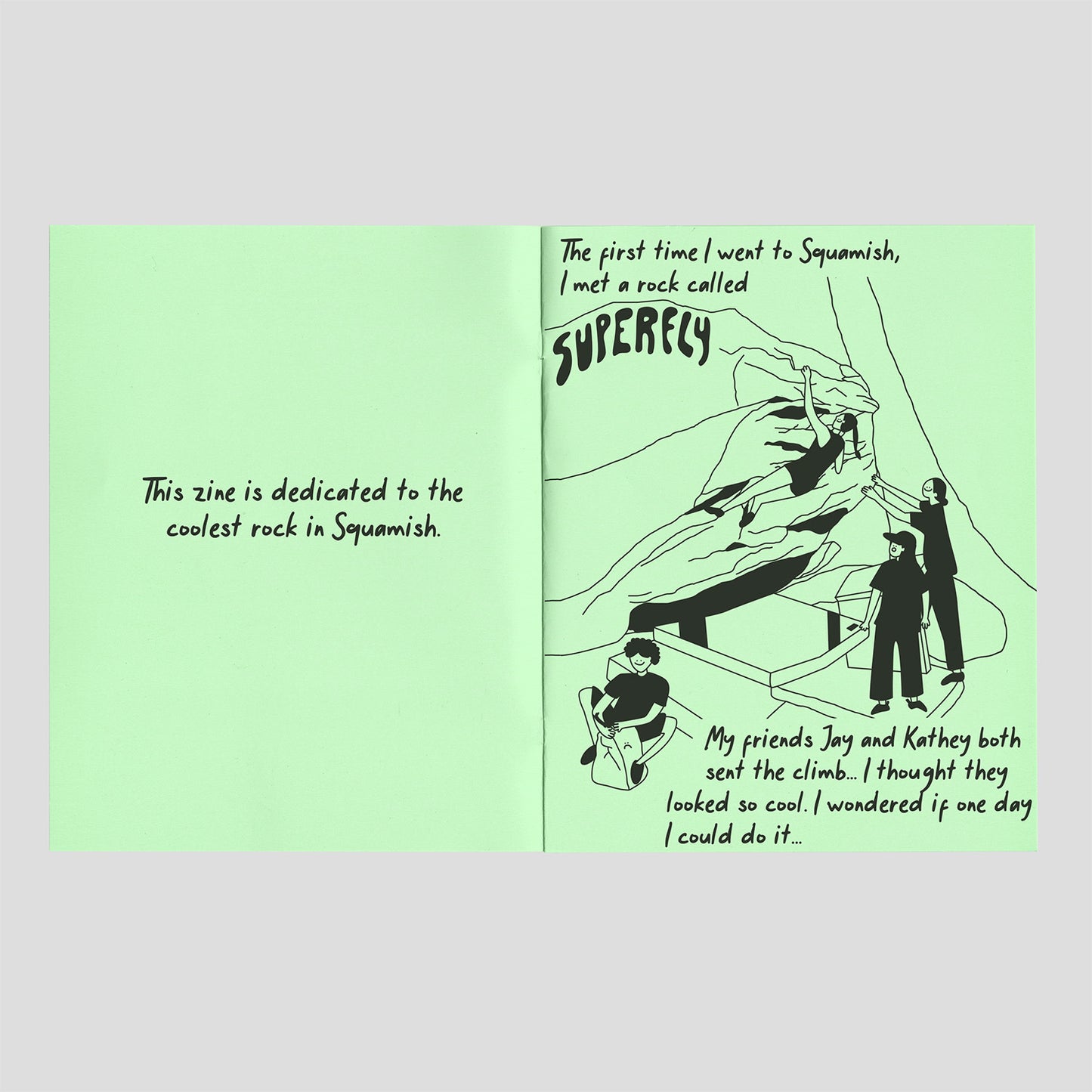Superfly climb zine